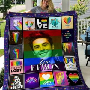Zac Efron Quilt Blanket Hvt080632  Quilt